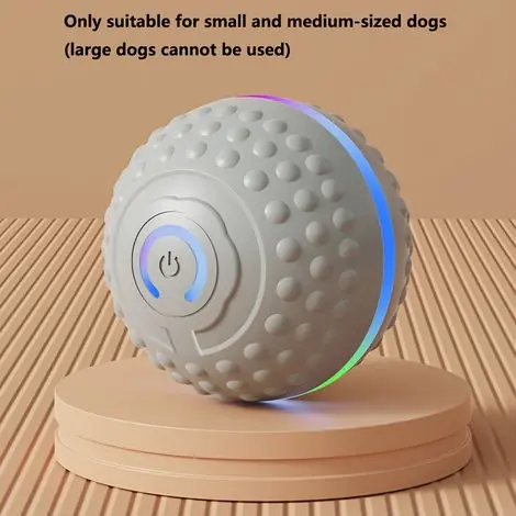 1 Balle rebondissante automatique pour chien, balle sauteuse pour amuser, rechargeable par USB, convient aux chiens de petite et moyenne taille - Remise