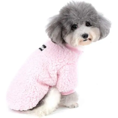Prix avantageux | Manteau polaire chaud pour l‘hiver pour petits chiens, pull polaire