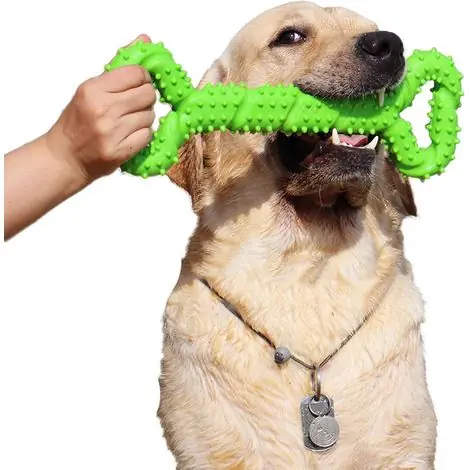 Prix choc - Jouet à mâcher pour chien Blue Dream en caoutchouc résistant, 33 cm
