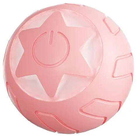 1 PC Rose Jouet Chat Interactif Balle pour Chat Intelligente à Roulement Automatique, avec lumières LED Changeantes, 2 Modes, Rechargeable Type-C pour Chats - Achetez en ligne