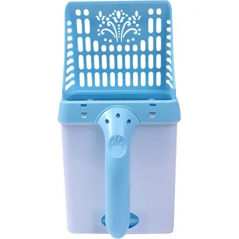 Affaire à saisir | Kit de nettoyage pour litière de chat - Fournitures pour animaux dômestiques - Pelle à litière pour chat （bleu）