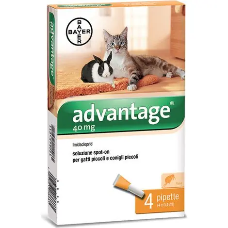 ADVANTAGE SPOT ON 40 GATTI FINO A 4 KG - Très populaire