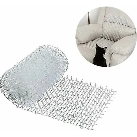 Déstockage - Filet anti-chats et chiens blanc pour balcon de jardin (200 x 30 cm)